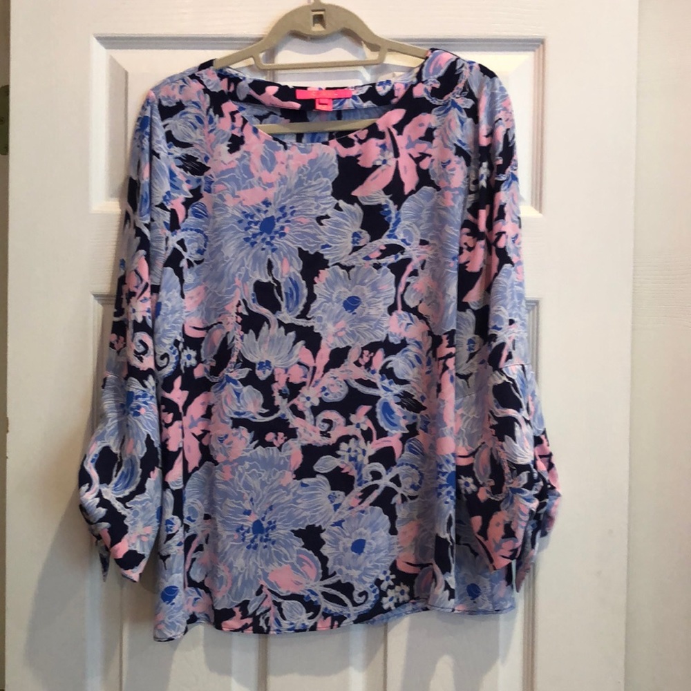 Lilly Pulitzer 3/4 sleeve top
